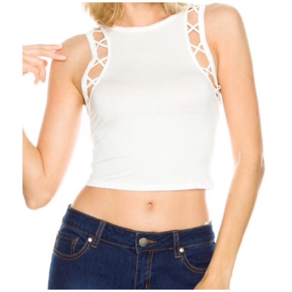 White Crop Top